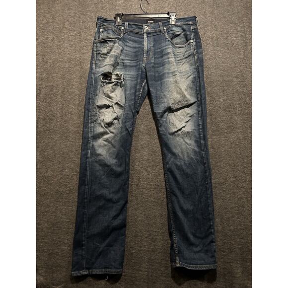 Hudson Other - Hudson‎ Men’s Byron 5 pocket Straight leg Blue jeans 36x33 RN# 107906 CA#00635
